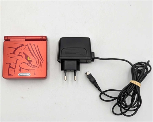 Gameboy Advance SP - Model AGS-001 - Groudon Edition - Console - SNR XEH12862287 (B Grade) (Used)